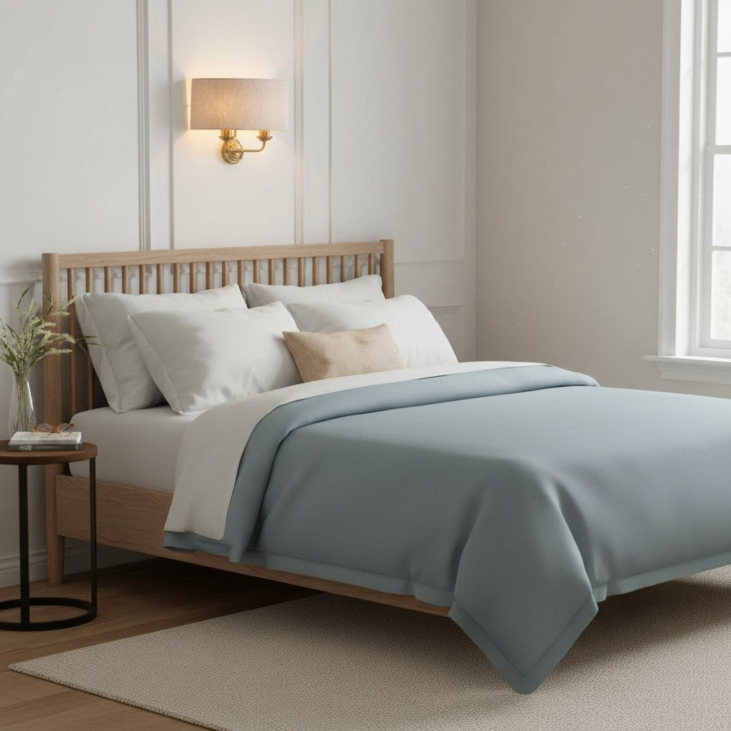 Tela Eleganter Stoffschirm Wandleuchte mit Veredeltem Metallrahmen für Wohnzimmer und Schlafzimmer