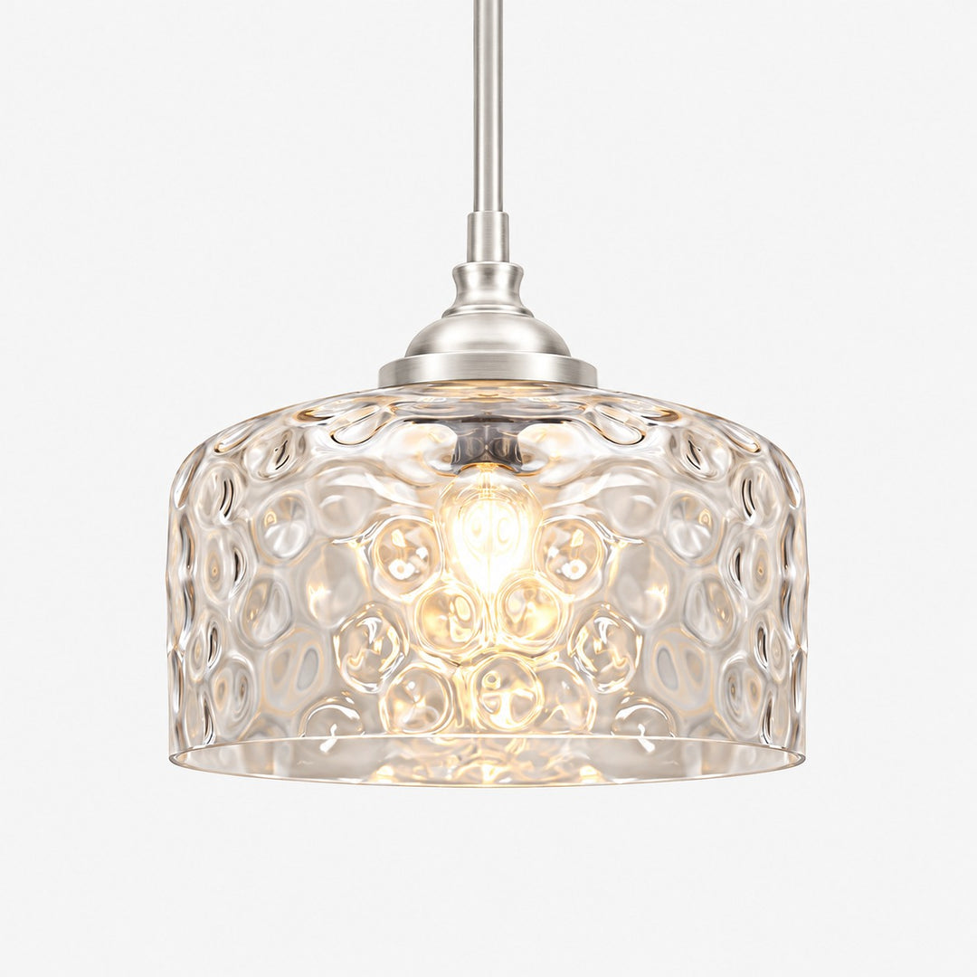 Vintage Adjustable Glass Pendant Light