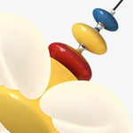 Load image into Gallery viewer, Red yellow and blue stacked accent detail