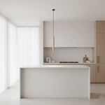 Load image into Gallery viewer, Marbled Travertine Cylinder Modern Pendant Light