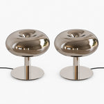 Charger l'image dans la visionneuse de galerie, Rounded Glass Slim Stem Blown Glass Table Lamp