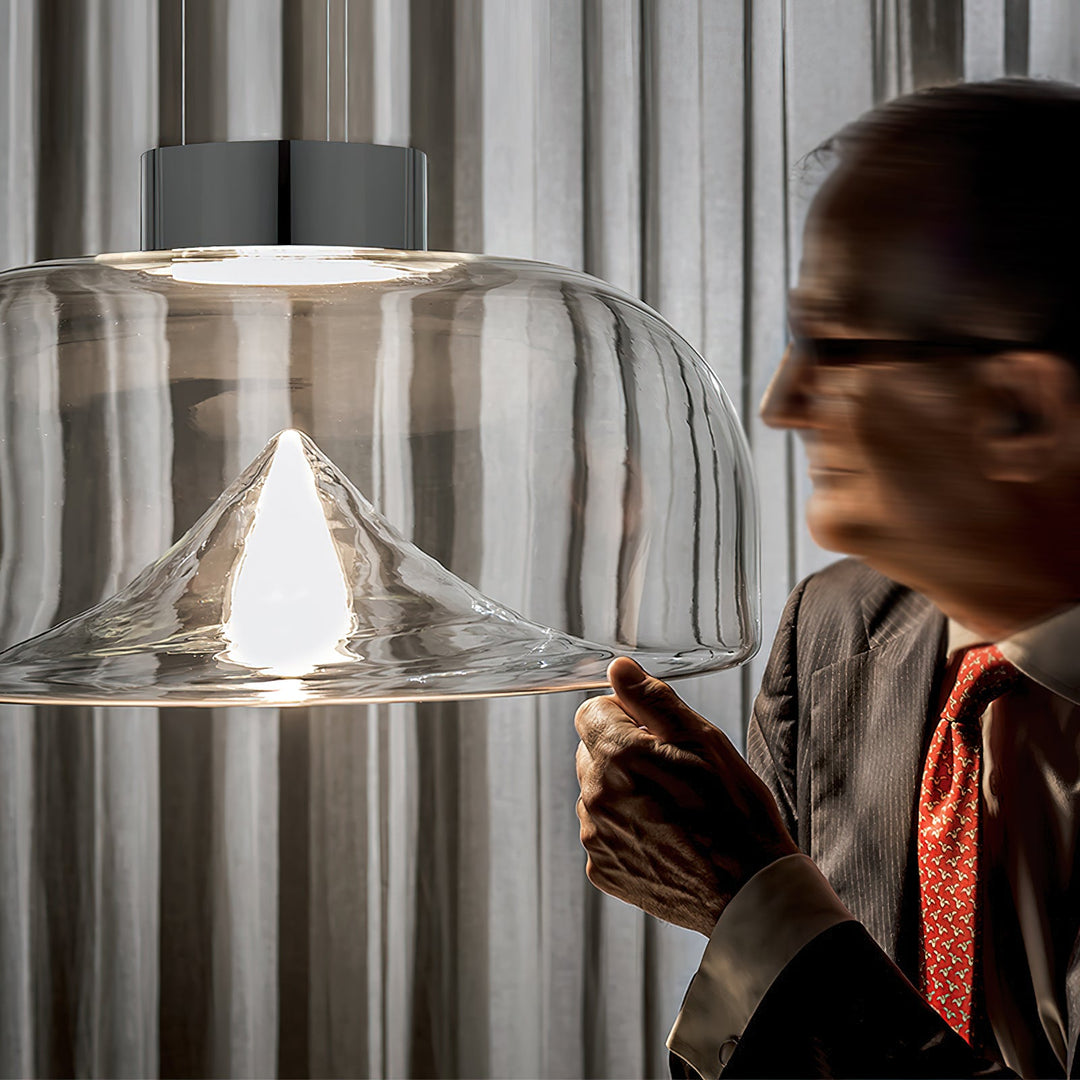 Suspension en verre Aella