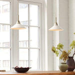 Charger l&#39;image dans la visionneuse de galerie, Aurenza Modern Farmhouse  Cone Pendant Light – Dimmable Kitchen and Entryway Lighting
