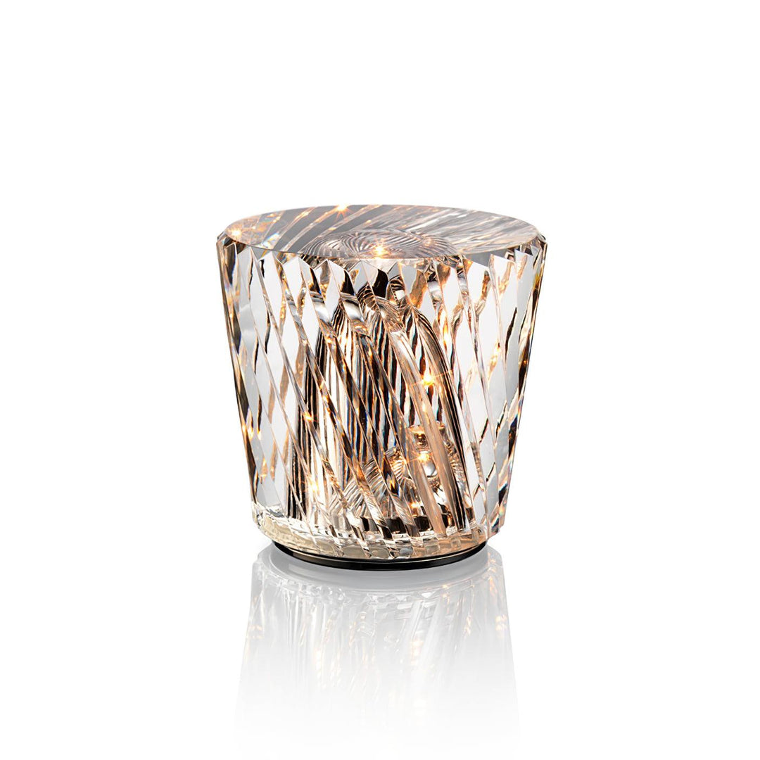 Lampe de table en cristal diamant (batterie intégrée)