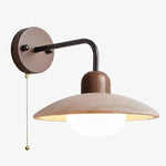 Bild in Gallery-Viewer laden, Discra Minimalistische Skulpturale Runde Wandleuchte — Natürlicher Stil Wandlampe für Flur und Schlafzimmer U18