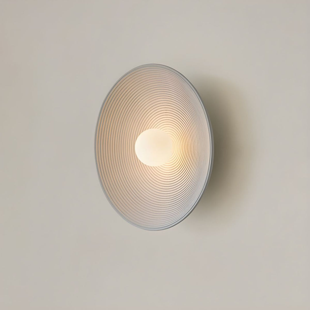 Retro Wabi Sabi Style Round Wall Light For Bedroom M44