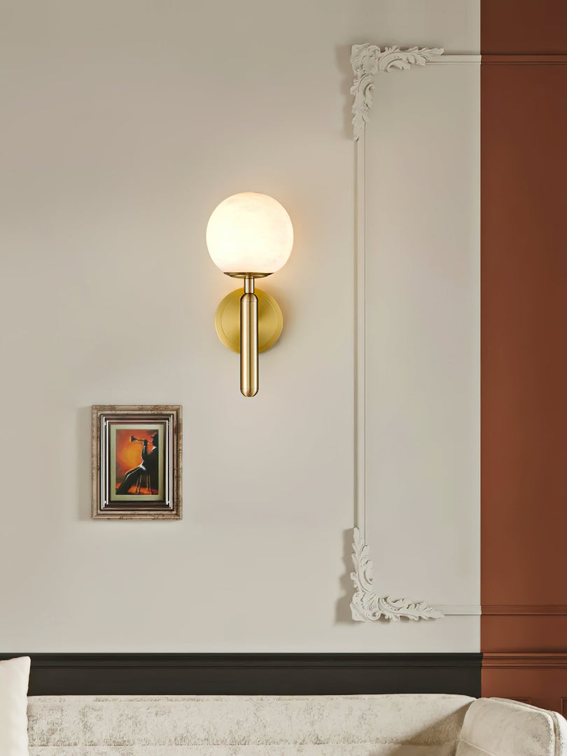 Applique murale Mian en albâtre