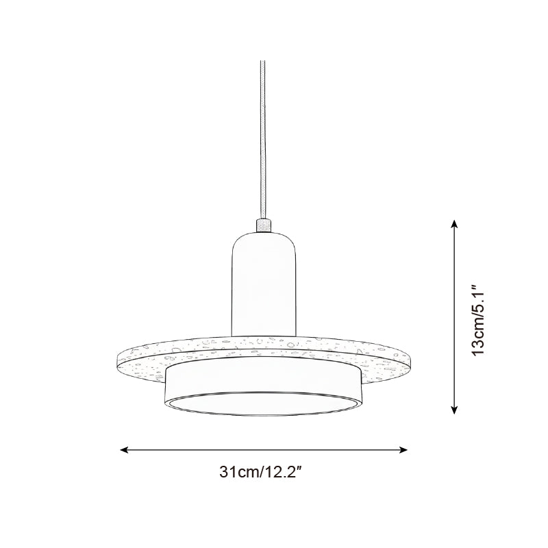 Lampe suspension Éthérée