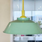 Cargar imagen en el visor de la Galería, Memphis pendant painted metal and adjustable cord detail