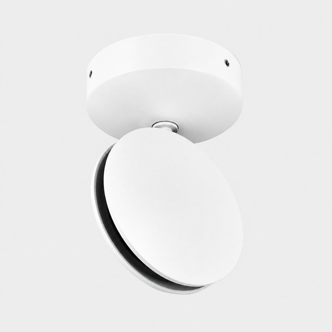 SPECTRA matte white aluminium LED ceiling and wall light