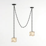 Bild in Gallery-Viewer laden, Frosted Alabaster Multi-Light Hardwired Chandelier