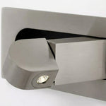 Cargar imagen en el visor de la Galería, Luz de pared ajustable LED Noctiqo para cabecera de cama - Lámpara nocturna de metal de diseño contemporáneo para el hogar