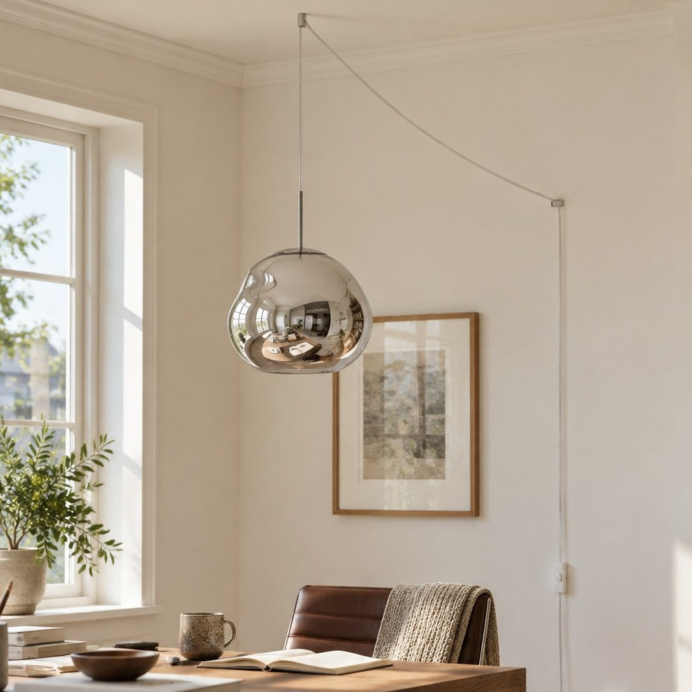 Molten PVC Organic Plug-In Pendant Light