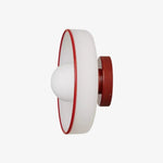 Load image into Gallery viewer, Kalo Versatile Glass Disc Modern Wall/Ceiling Fixture with Color-Accent Rim for Living Spaces