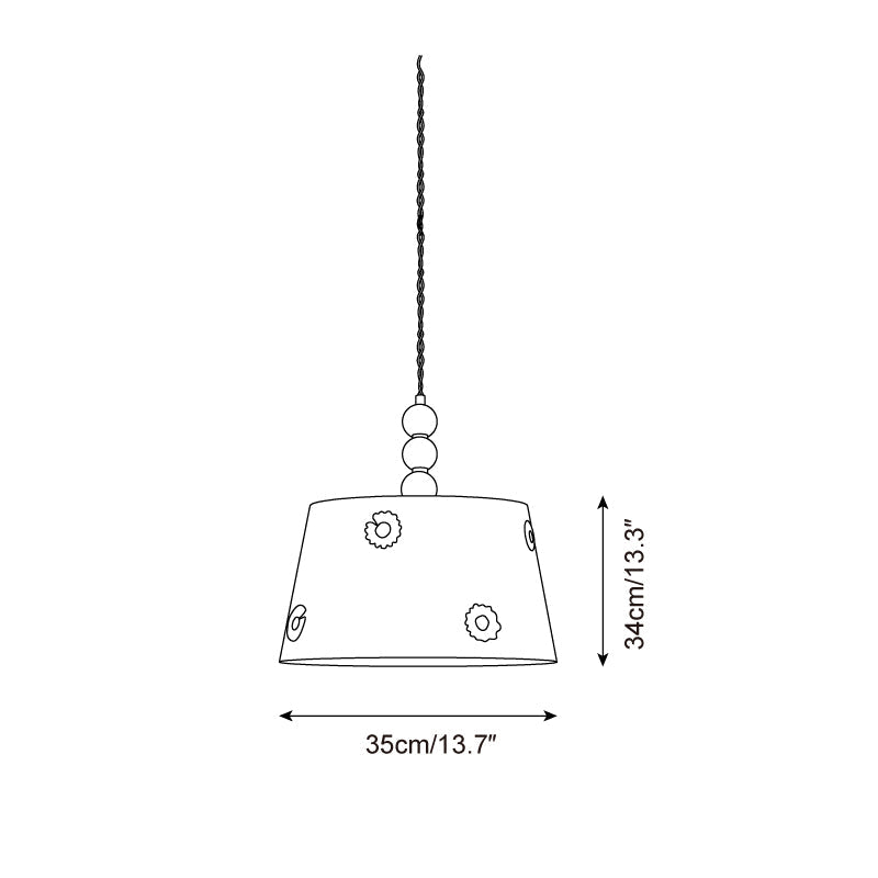 Lampe à suspension Felipe Flower