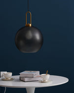 Bild in Gallery-Viewer laden, Copper-Plated Glass Plug-In Swag Pendant