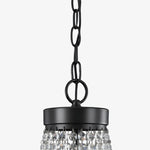 Cargar imagen en el visor de la Galería, Lámpara de araña de cristal con estructura metálica moderna Crystallis - Iluminación lujosa para sala de estar