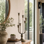 Cargar imagen en el visor de la Galería, candle holder beside greenery and a mirror