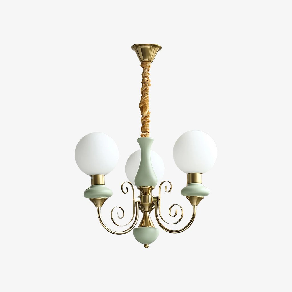 Lustre sphérique en pierre de luxe moderne Radiara, design sculptural en couches pour salon et hall d'entrée