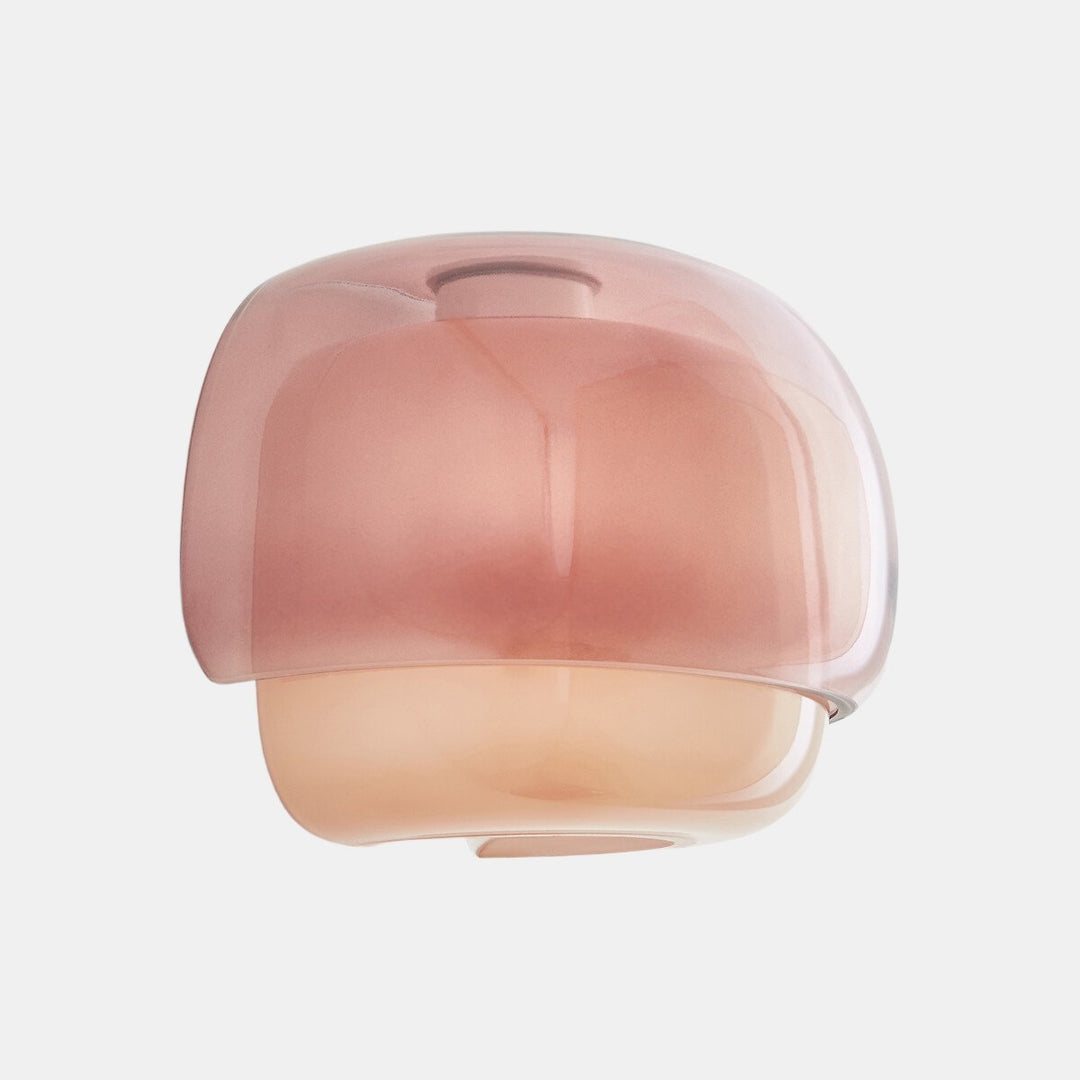 Aplique de pared Clinco con forma de globo de cristal contemporáneo: diseño moderno, iluminación versátil para salón, dormitorio y pasillo.