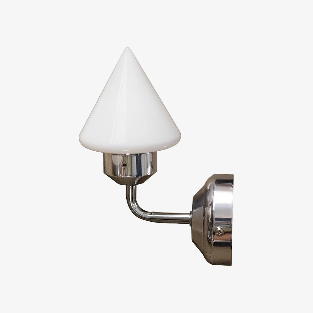 Metal And Glass Wall Sconce
