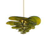 Load image into Gallery viewer, Lotus Leaf Layered Glass Chandelier
