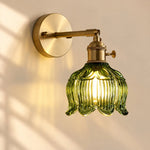 Load image into Gallery viewer, Ribbed Glass Wall Sconce