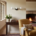 Charger l&#39;image dans la visionneuse de galerie, Glorica Glass Mid Century Modern Vanity Light - 3 Light Wall Fixture
