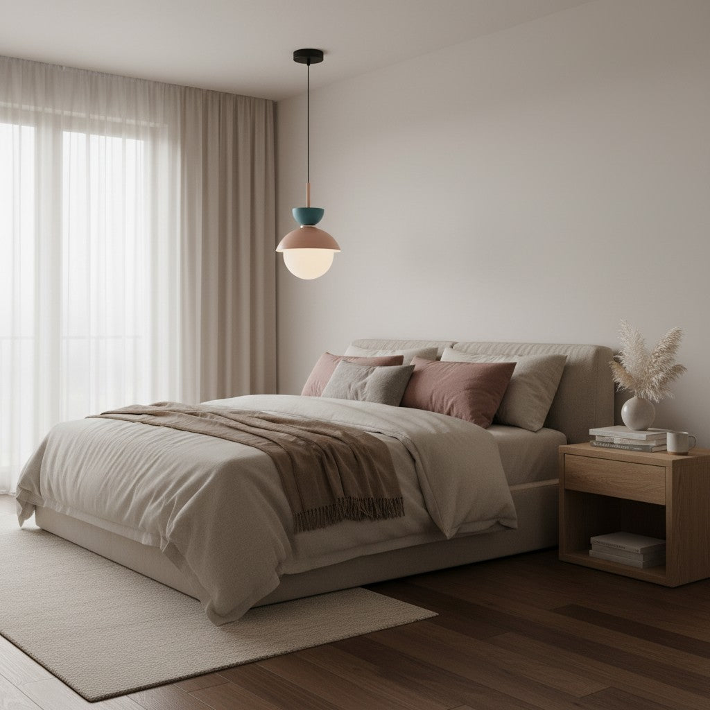 Lampe suspendue macaron nordique minimaliste Frovela pour salle à manger et coins cosy