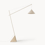 Load image into Gallery viewer, Grande Travertine Floor Lamp