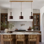 Cargar imagen en el visor de la Galería, Modern Minimalist Leather Shade Pendant Light