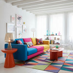 Charger l'image dans la visionneuse de galerie, Lampe de table industrielle Concretea - Globe en verre soufflé à la main avec socle en béton pour salon