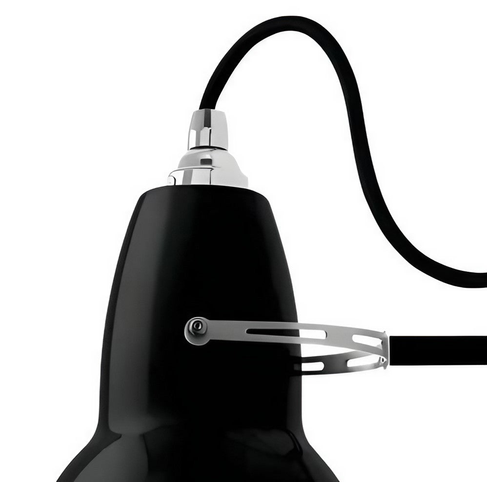 Applique murale industrielle Modryx en métal - Lampe murale à bras réglable d'inspiration rétro pour chevet et lecture