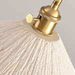 Bild in Gallery-Viewer laden, Textured Cement Gold Plug-In Swag Pendant