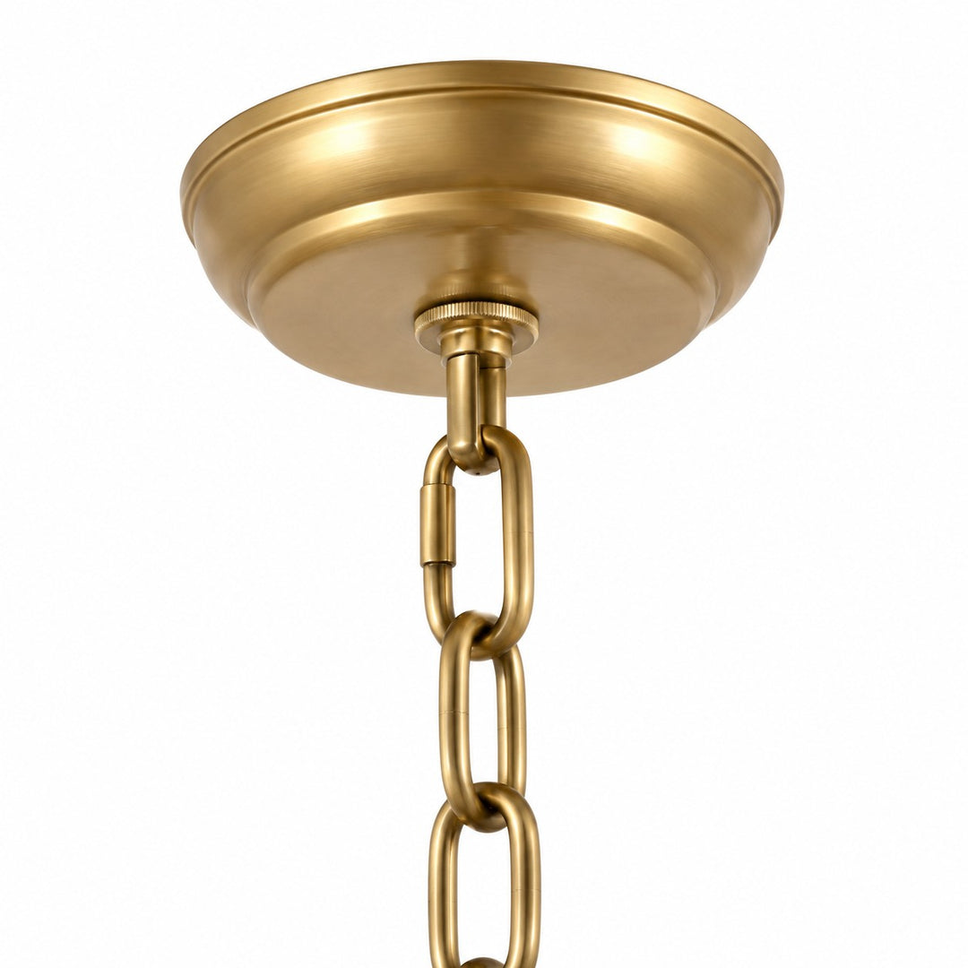 Tiered Crystal Drum Chandelier