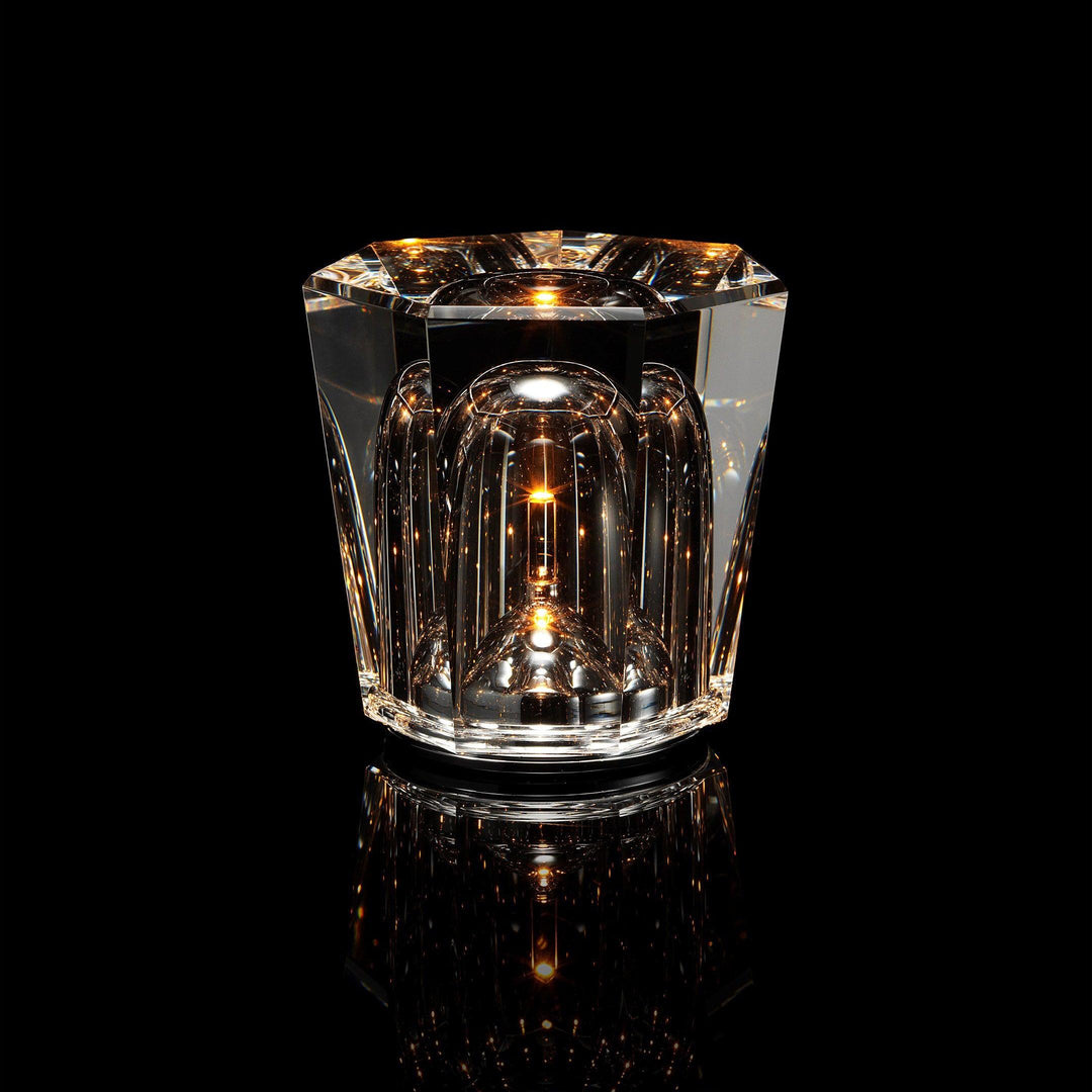 Lampe de table en cristal diamant (batterie intégrée)