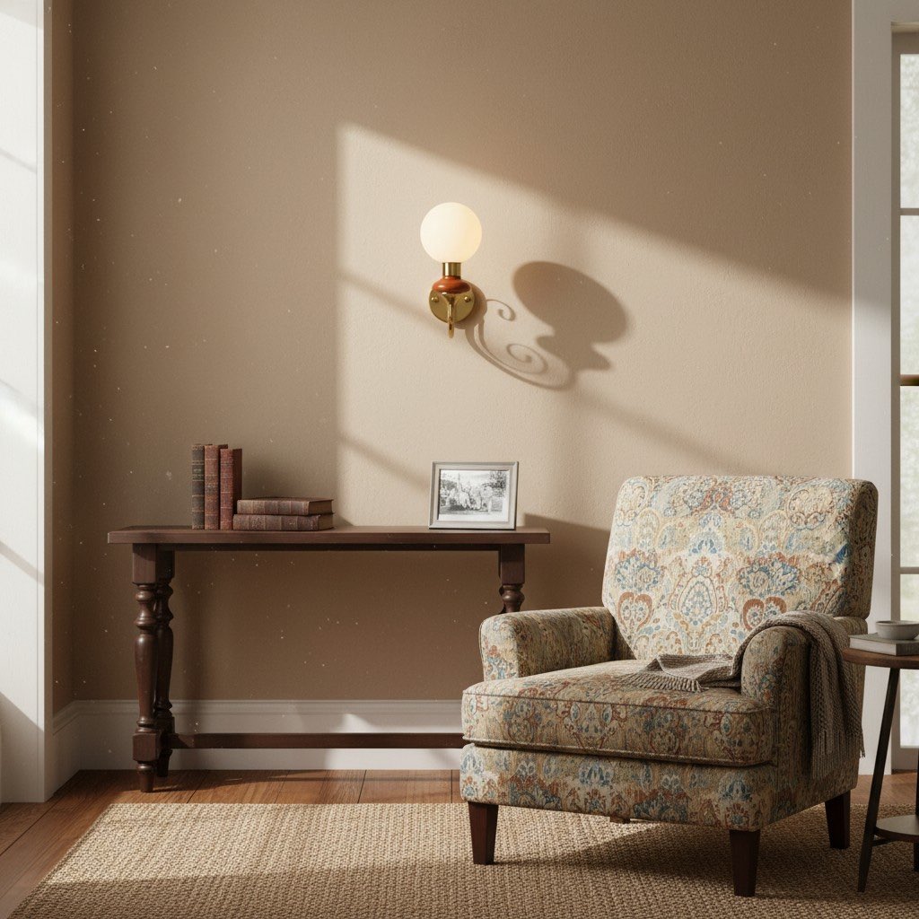 Applique murale verticale en métal sculptural Radiara – applique murale sculpturale moderne pour salon et couloir