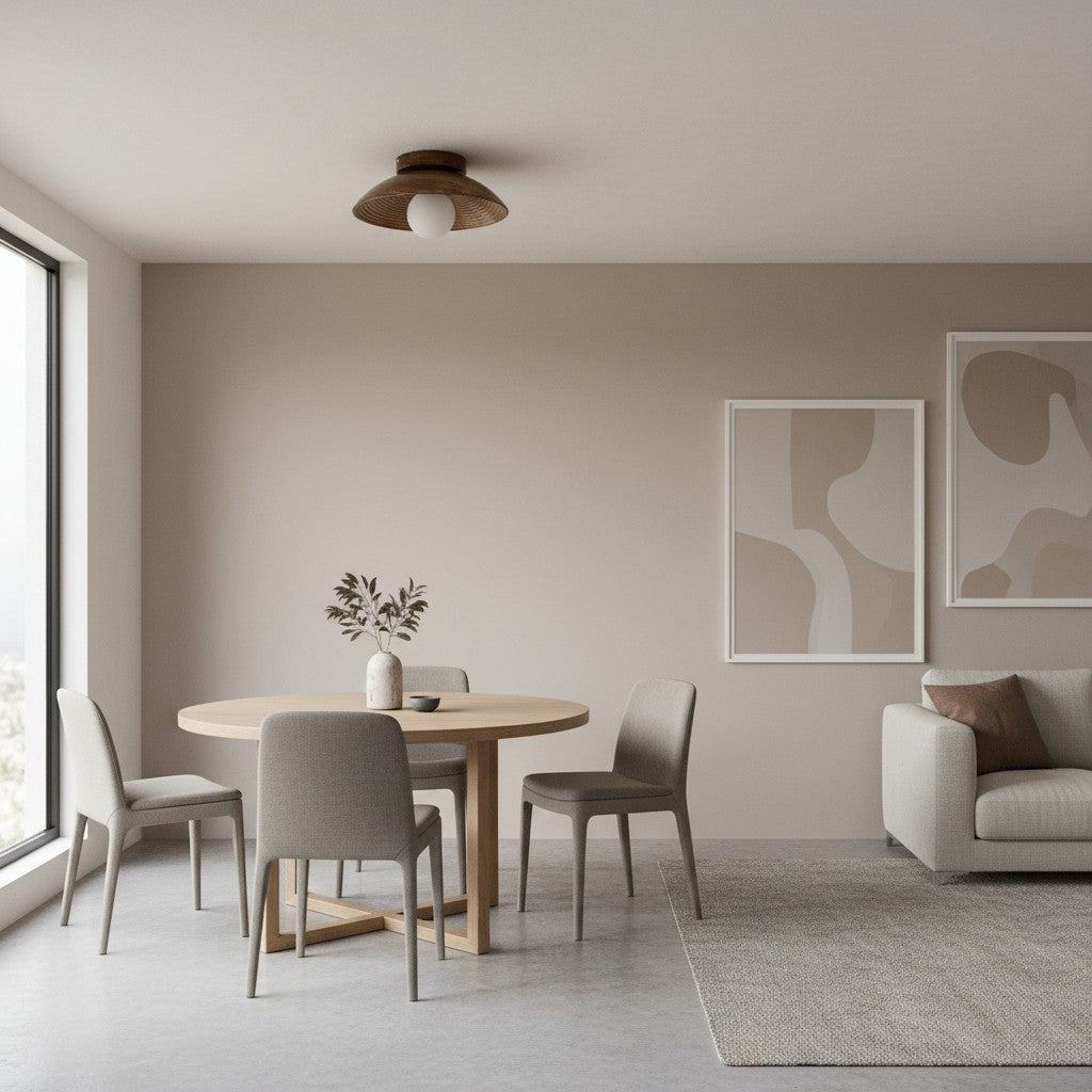 Oribela Plafonnier Organique Sculptural - Design Texturé Moderne pour Salon