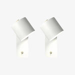 Load image into Gallery viewer, Volyne Adjustable Swivel Cylinder Wall Sconce - Minimalist Metal Wall Lamp for Bedroom and Reading Area