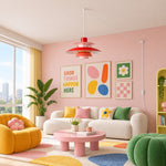 Bild in Gallery-Viewer laden, Modern Multilayer Colorful Plug‑in Swag Pendant Light - Metal Hanging Lamp