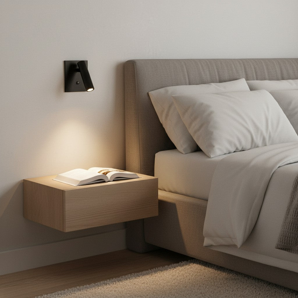 Applique Murale LED Ajustable Slimlux - Cadre en Aluminium Moderne pour Chambre et Éclairage d’Ambiance