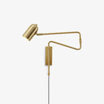 Load image into Gallery viewer, Adjustable Arm Plug In Wall Lamp
