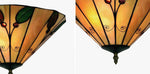 Load image into Gallery viewer, TiffStar Leaf Flush Ceiling Light with Art Glass Shade for Living Room