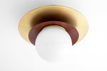 Load image into Gallery viewer, Artivo Modern Layered Globe Ceiling Light with Brass Finish for Living Room, Bedroom and Bathroom
