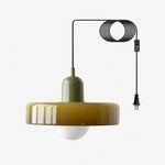 Charger l'image dans la visionneuse de galerie, Bauhaus Colorful Glass Plug-In Pendant Light