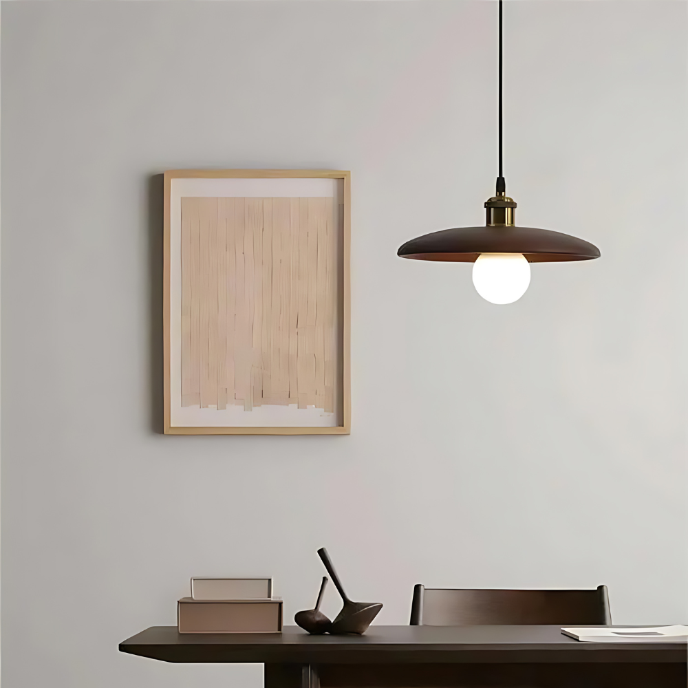 Lámpara de Techo de Madera Japandi Encantadora Olivia