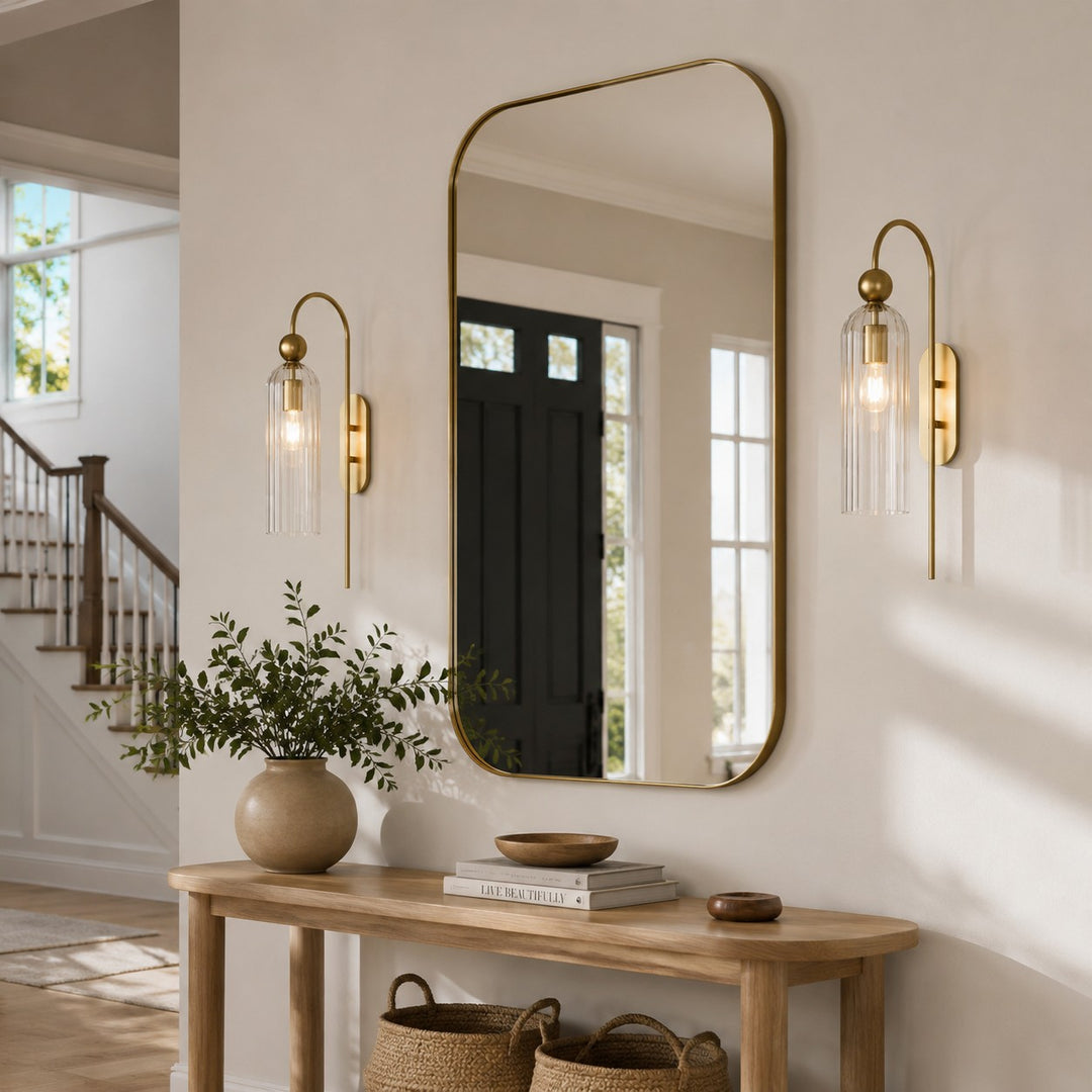 Avenlo Minimalist Wall Lamp – Modern Vertical Accent Lighting for Bathroom or Hallway