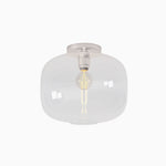 Load image into Gallery viewer, Lumivelle Sculptural Flush Mount Light – Modern Glass Ceiling Lamp
