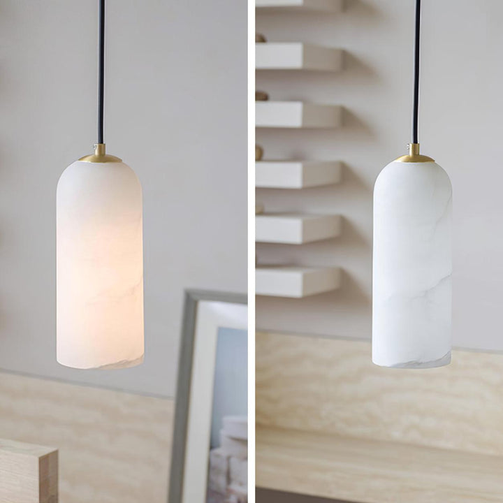Nordisch Modern Alabaster Monty Pendelleuchte