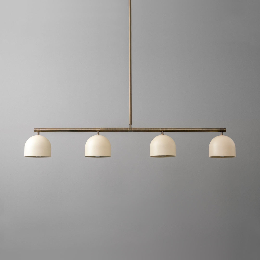 Bauernhaus Linearer Kronleuchter – Rustikaler Lichtpendel für Esszimmer & Küche